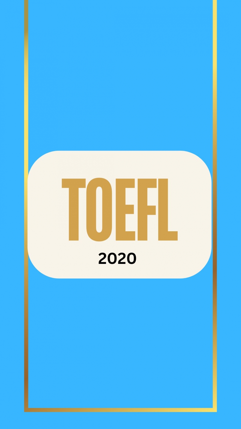 TOEFL 2020